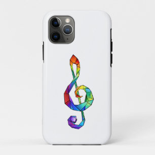 Case-Mate iPhone Case Clé de musique arc-en-ciel