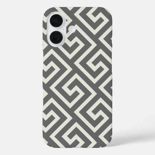 Coques Case-Mate iPhone Clé grecque classique Carré Motif Swirl (Verso)