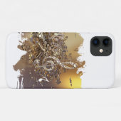 Coques Case-Mate iPhone Clé musicale et notes de chute (Dos (Horizontal))
