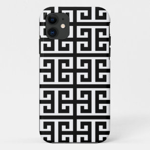 Coque Case-Mate Pour iPhone clé noire blanche grecque