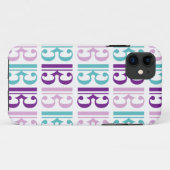 Coques Case-Mate iPhone Clef d'alto - pourpre et Teal (Dos (Horizontal))