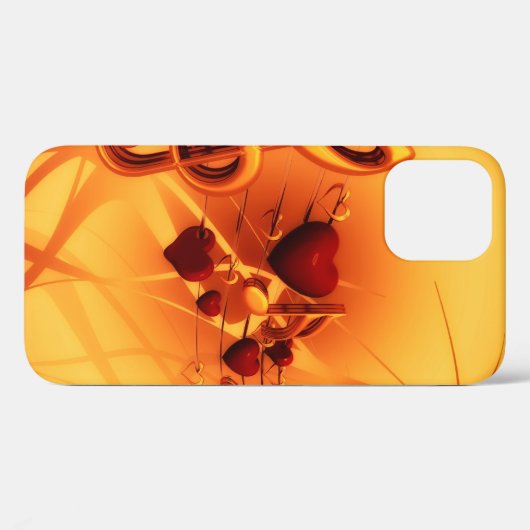 Coques Case-Mate iPhone Clef grades love heart music (Verso (horizontal))