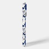 Coques Case-Mate iPhone Clematis Vine Bleu Aquarelle Florale (Verso / Droite)