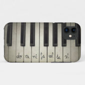 Coques Case-Mate iPhone Clés de piano (Dos (Horizontal))
