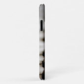 Coques Case-Mate iPhone Clés de piano noir et blanc (Dos/Droite)