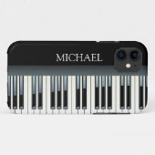 Coques Case-Mate iPhone Clés personnalisées de piano (Dos (Horizontal))