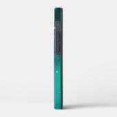 Coques Case-Mate iPhone Clés squelette antiques sur fond vert (Verso / Gauche)