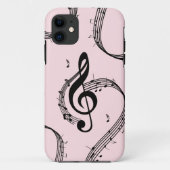 Coques Case-Mate iPhone Climacic G Clef Music Rose (Dos)