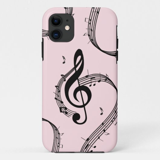 Coques Case-Mate iPhone Climacic G Clef Music Rose (Dos)
