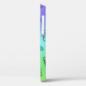 Coques Case-Mate iPhone Clips papier sur arc-en-ciel (Verso / Gauche)