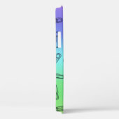 Coques Case-Mate iPhone Clips papier sur arc-en-ciel (Verso / Droite)