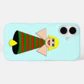 Coques Case-Mate iPhone Cloche d'ange de Noël (Verso (horizontal))