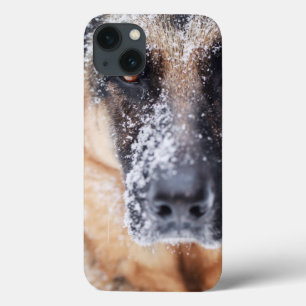 Case-Mate iPhone Case Closeup De Berger Allemand Couvert De Neige