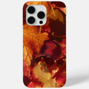 Coque iPhone 15 Pro Max Closeup des feuilles d'automne