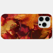 Coques Case-Mate iPhone Closeup des feuilles d'automne (Verso (horizontal))