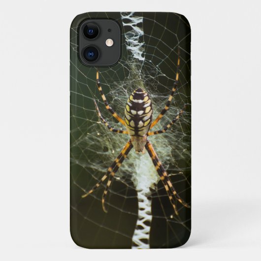 Coques Case-Mate iPhone Closeuse d'araignée jaune (Dos)