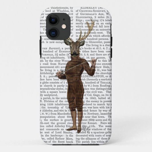 Coques Case-Mate iPhone Clôturant des cerfs communs pleins (Dos)