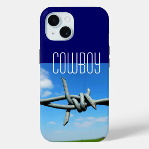 Coque Pour iPhone 15 Clôture à barbelés