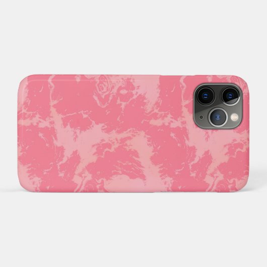 Coques Case-Mate iPhone Cloud marbré rose abstrait (Dos (Horizontal))