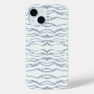 Coque Pour iPhone 15 Cloudy Grey Zebra Eraser Scratch Art