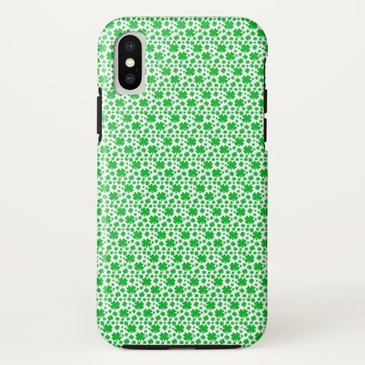 Coques Case-Mate iPhone Clovers à quatre feuilles (Dos)