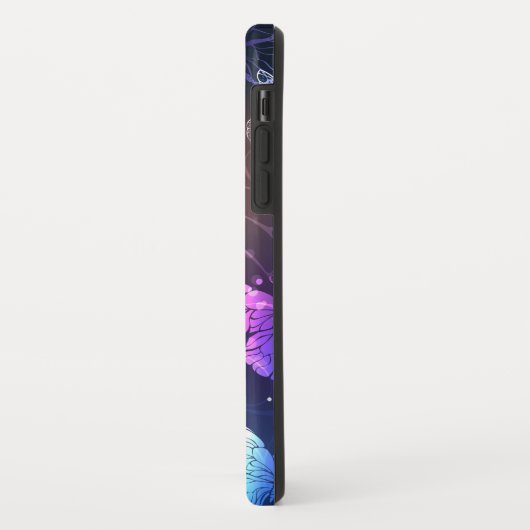 Coques Case-Mate iPhone Clowing Night Butterflies (Dos/Gauche)