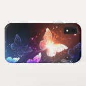 Coques Case-Mate iPhone Clowing Night Butterflies (Dos (Horizontal))