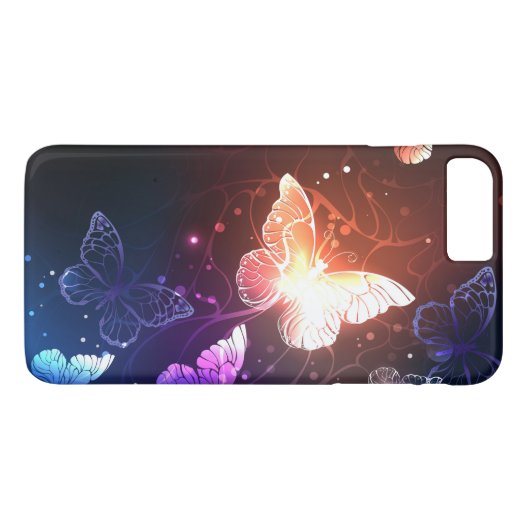 Coques Case-Mate iPhone Clowing Night Butterflies (Dos (Horizontal))