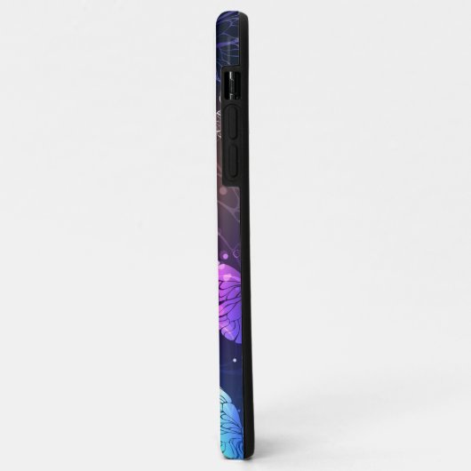 Coques Case-Mate iPhone Clowing Night Butterflies (Dos/Gauche)