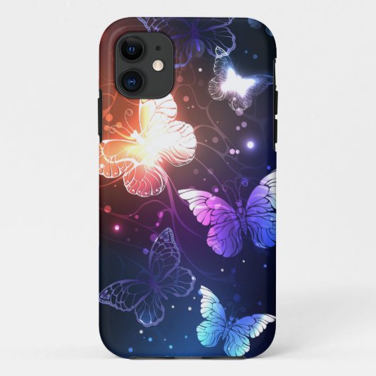 Coques Case-Mate iPhone Clowing Night Butterflies (Dos)