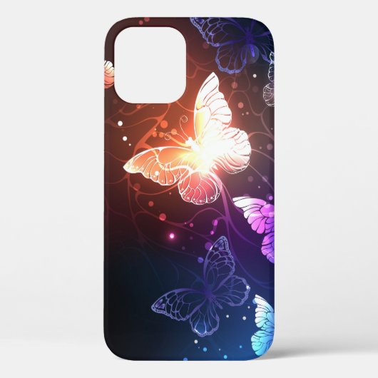 Coques Case-Mate iPhone Clowing Night Butterflies (Verso)