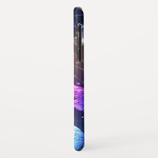 Coques Case-Mate iPhone Clowing Night Butterflies (Dos/Gauche)