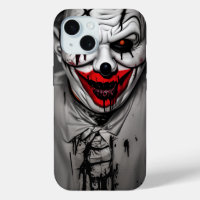 Clown souriant mal effrayant