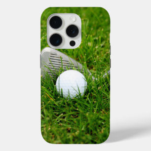 Coque iPhone 15 Pro Club de golf et boule de golf