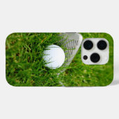 Coques Case-Mate iPhone Club de golf et boule de golf (Verso (horizontal))