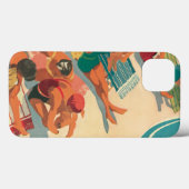 Coques Case-Mate iPhone Club de plage de paradis (Verso (horizontal))