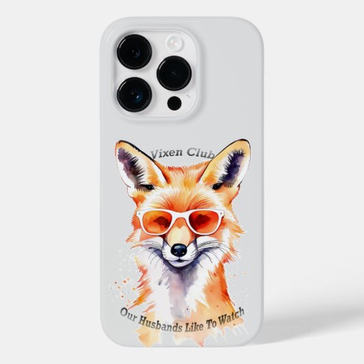 Coques Case-Mate iPhone Club Vixen - nos maris aiment regarder (Verso)