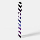 Coques Case-Mate iPhone Cluster de galaxie violette blanche Zigzag (Verso / Droite)