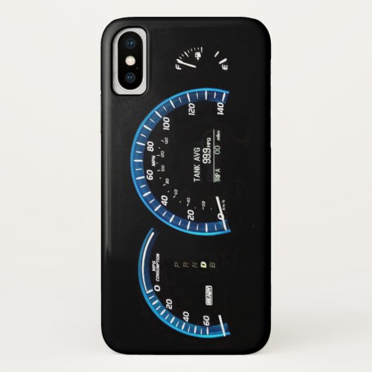 Coques Case-Mate iPhone Cluster d'instruments de voiture hybride (Dos)