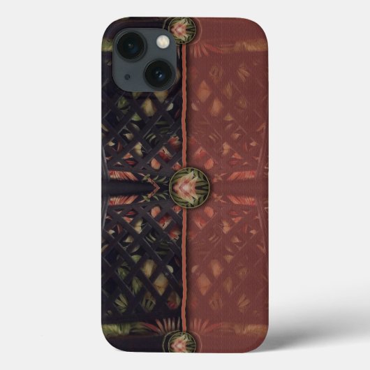 Coques Case-Mate iPhone Clutch de latticulation tropicale (Verso)