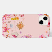 Coques Case-Mate iPhone Coastal Serenity Summer Collage (Verso (horizontal))
