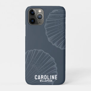 Case-Mate iPhone Case Coastère petite-fille nautique bleu coquillage