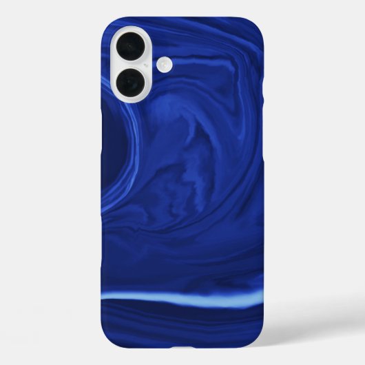 Coques Case-Mate iPhone Cobalt bleu arrière - plan texturé artisanal (Verso)