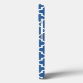 Coques Case-Mate iPhone Cobalt Bleu clair Trellis Marocain (Verso / Gauche)
