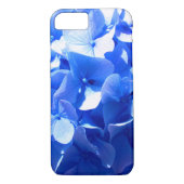 Coques Case-Mate iPhone Cobalt bleu floral élégant bleu hydrangées (Dos)