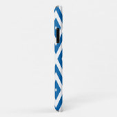 Coques Case-Mate iPhone Cobalt Blue Moods Diamond Chevrons (Dos/Droite)