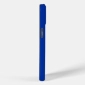Coques Case-Mate iPhone Cobalt Électrique Couleur Uni | Élégance Classique (Verso / Droite)