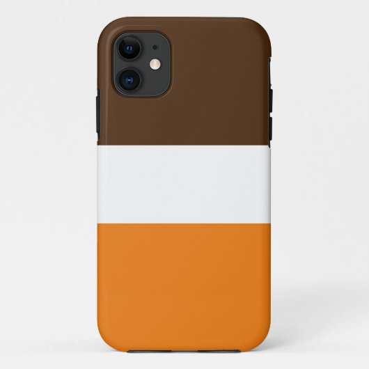 Coques Case-Mate iPhone Coca Brown blanc orange  (Dos)