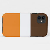 Coques Case-Mate iPhone Coca Brown blanc orange  (Dos (Horizontal))