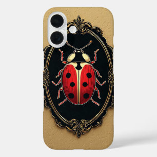 Coques iPhone 16 Coccinelle Peinture Artistique Élégante